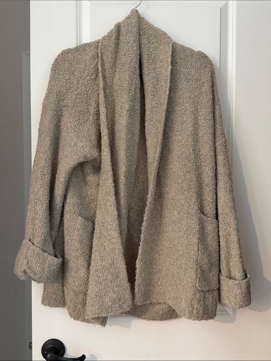 Abercrombie & Fitch Jackets & Blazers - Abercrombie & Fitch Taupe barefoot dreams dupe